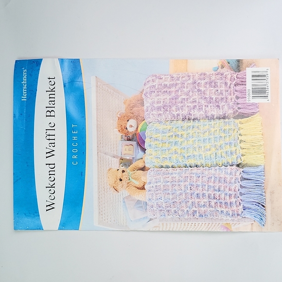 Weekend Waffle Blanket Crochet Pattern From Herrshner's - Picture 7 of 7